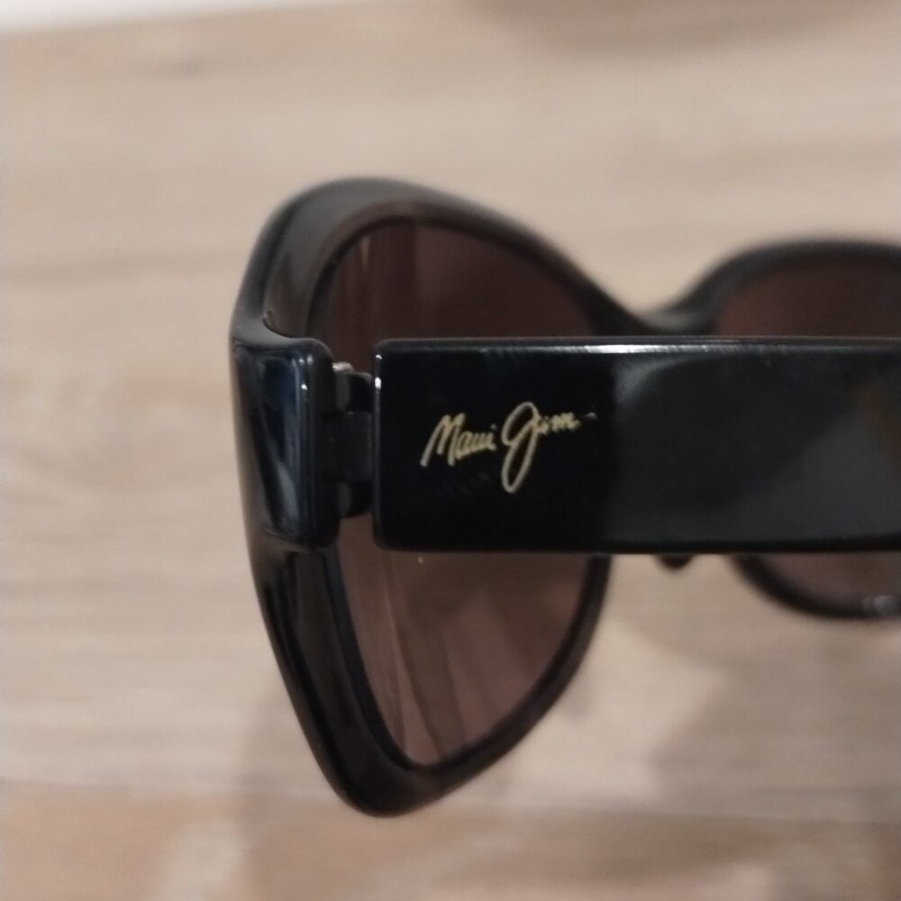 Maui Jim Koki Beach Sunglasses MJ433-11T Black Grey Tortoise Polarized - Picture 5 of 8